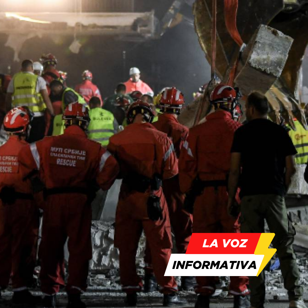 colapso en estación de tren, Serbia, accidente mortal, víctimas, infraestructura ferroviaria, emergencia, servicios de rescate, seguridad ferroviaria, estación de tren en Serbia, daños estructurales, autoridades locales, investigación