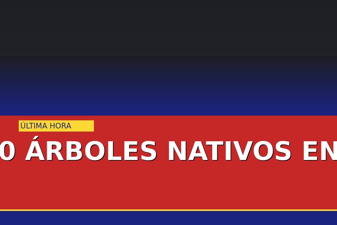 Planta Monterrey 20 árboles nativos en el Parque Obispado