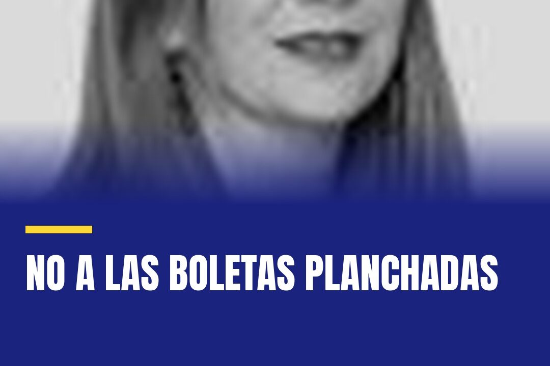 No a las boletas planchadas